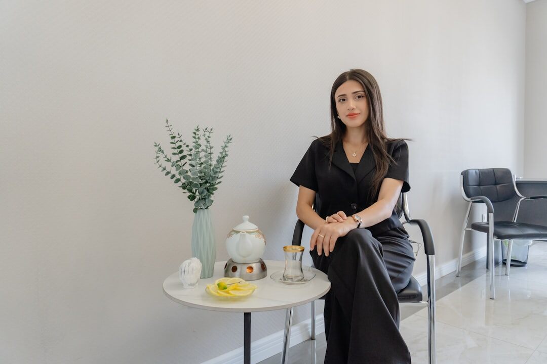 Studio portrait of a Belgian organizational development consultant